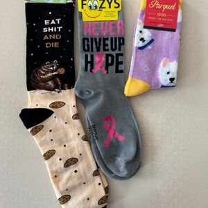 ✨NWT✨ Assorted Unisex Fun Socks Bundle